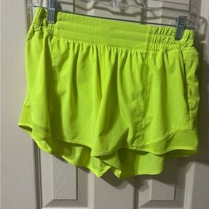 Neon Yellow Women's Shorts